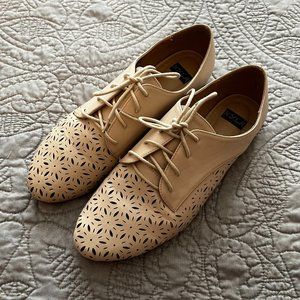 N.Y.L.A. Cut-Out Lace-Up Oxfords